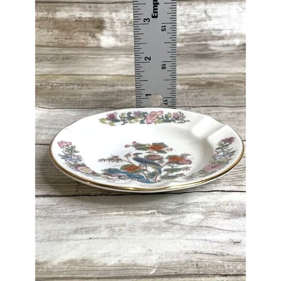 Vintage Wedgwood Kutani Crane Bone China Ashtray/Bowl Set Of 2 Floral Design - Picture 7 of 7